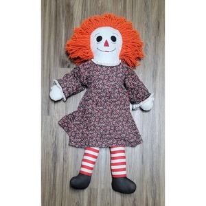 36" Vtg Raggedy Ann Handmade Doll